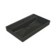TMP LUX 80 fali fürdőszobabútor - CeraStyle SHARP FEKETE mosdóval - 80 x 48 cm