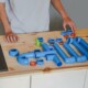 Fisc Kézi Szifon Kerek Túlfolyóval - 2 Kamrás