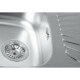 Luna Flex 1D 90 Inox Mosogató és Gamma Alfa Konyhai Csaptelep Szett