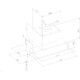 Ciarko Design MINIMAL 7 90 cm fekete beépíthető páraelszívó