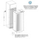 Pando PVMAV 178-112XL borhűtő - beépíthető, inox, balos
