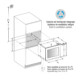 Pando PVMAV 45-18XL borhűtő - beépíthető, inox, balos