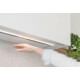 Ciarko Design AURA 74 cm fehér üveg beépíthető páraelszívó