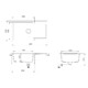 EVIDO Cubo XL 6S compact gránit mosogató, 860 x 500 mm, bézs