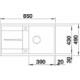 BLANCO METRA 5S-F palaszürke exc., SZINTBE ÉPÍTÉS