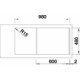 BLANCO SONA XL 6 S antracit exc.n.