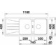 BLANCO SONA 8 S palaszürke exc.n.