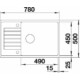 BLANCO ZIA XL 6 S C antracit exc.n.