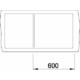 BLANCO ZENAR XL 6S-F jobb antracit t.n