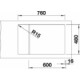 BLANCO ELON XL 6 S palaszürke exc.InF