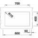 BLANCO SUBLINE 700-U fekete exc.n.