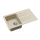 EVIDO Home 45S gránit mosogató, 765 x 460mm, bézs