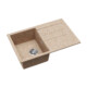 EVIDO Cubo 45S gránit mosogató, 780 x 500mm, avena