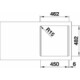 BLANCO DANA 45 natúr exc.nélkül (237686mos + 236268 lef)