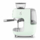 SMEG ŐRLŐVEL KOMBINÁLT ESPRESSO KÁVÉFŐZŐ, retro, világoszöld