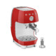 SMEG ESPRESSO KÁVÉFŐZŐ COLD BREW FUNKCIÓVAL, retro, piros