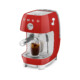 SMEG ESPRESSO KÁVÉFŐZŐ COLD BREW FUNKCIÓVAL, retro, piros