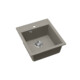 EVIDO Easy 45 gránit mosogató, 515 x 460 mm, platina