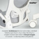 Flexo ergonomikus irodai forgószék deréktámasszal