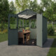 Potting shed kültéri műanyag ház