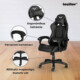 Raven gamer irodai forgószék fekete