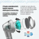 POSEION BT100® Prémium koreai revitalizáló zuhanyfej vízszűrővel, mágneses-ionizáló technológiával, szürke