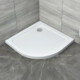 Modena Slim íves alacsony akril zuhanytálca 90x90 cm