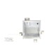 Aerauliqa QXD-80 Silent ventilátor, magas nyomásértékkel, beépített pillangószeleppel, zajcsökkentett kivitelben, WC csésze elszívásához