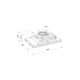 SIRIUS - Páraelszívó SLT-971 LESS BRUSHLESS 90 cm TW Fehér