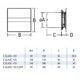Cata E-120GTH BK ventilátor üveg előlappal, utószellőztető és páraérzékelő funkcióval, fekete