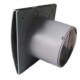 Cata Silentis 10 Timer Inox (Low Noise) ventilátor utószellőztető funkcióval, pillangószeleppel