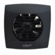Cata UC-12 Timer fekete ventilátor utószellőztető funkcióval, pillangószeleppel