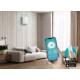 HOLTOP/AIRWOODS AV-TTW5-W egyhelyiséges hővisszanyerős szellőztető (2 db) automata zsaluval, WiFi csatlakozással, páraérzékelő szenzorral, pollenszűrővel