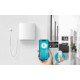 HOLTOP/AIRWOODS AV-TTW5-W egyhelyiséges hővisszanyerős szellőztető (2 db) automata zsaluval, WiFi csatlakozással, páraérzékelő szenzorral, pollenszűrővel