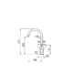 ELLECI - Csaptelep CADDY (C01)  Tortora G43