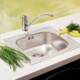 Metalac Quadró 90 egymedencés Inox Mosogatótálca