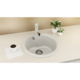 Ulgran U-102-308 Gránit Design Mosogatótálca - Egymedencés, Kerek, Szemcsés Fekete