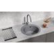 Ulgran U-405-342 Gránit Mosogatótálca - Egymedencés, Kerek, Grafit